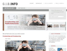Tablet Screenshot of gibinfo.de